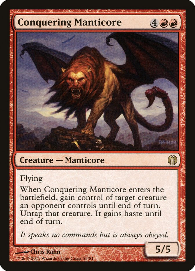 Conquering Manticore [Duel Decks: Heroes vs. Monsters] | Red Riot Games CA