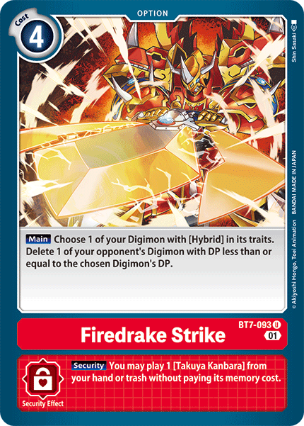 Firedrake Strike [BT7-093] [Next Adventure] | Red Riot Games CA