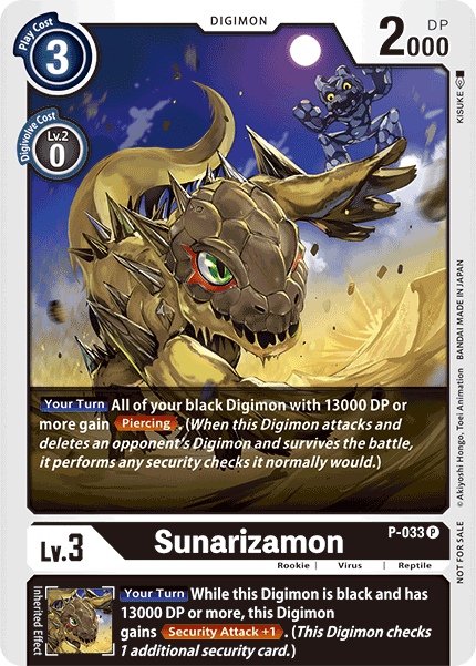 Sunarizamon [P-033] [Promotional Cards] | Red Riot Games CA