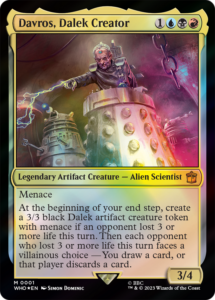 Davros, Dalek Creator [Doctor Who] | Red Riot Games CA