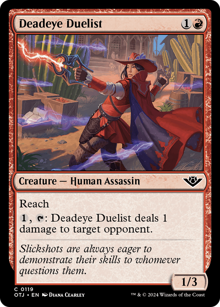Deadeye Duelist [Outlaws of Thunder Junction] | Red Riot Games CA