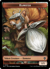 Hamster // City's Blessing Double-Sided Token [Bloomburrow Commander Tokens] | Red Riot Games CA