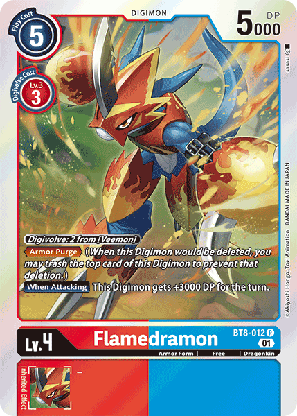 Flamedramon [BT8-012] [New Awakening] | Red Riot Games CA