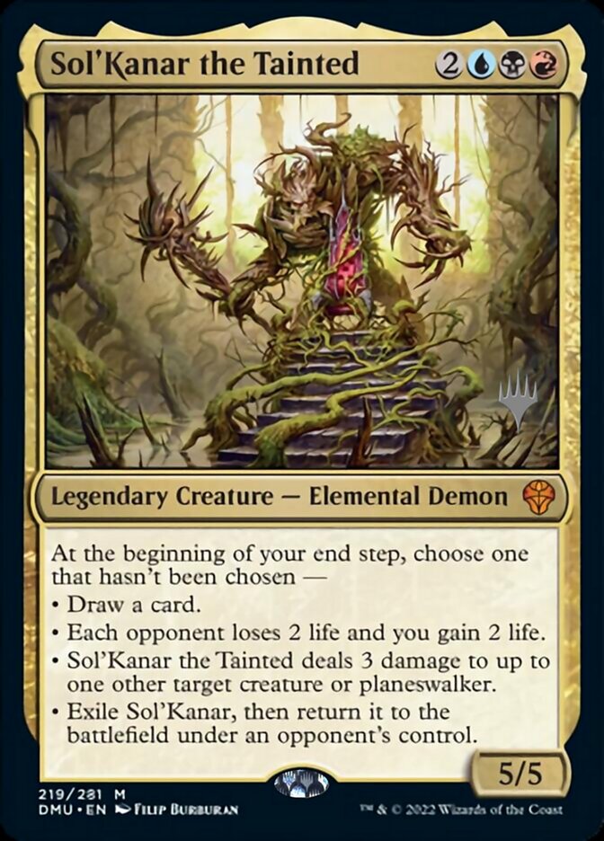 Sol'Kanar the Tainted (Promo Pack) [Dominaria United Promos] | Red Riot Games CA