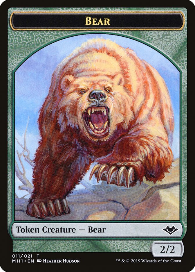 Goblin (010) // Bear (011) Double-Sided Token [Modern Horizons Tokens] | Red Riot Games CA