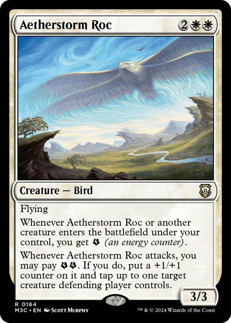 Aetherstorm Roc (Ripple Foil) [Modern Horizons 3 Commander] | Red Riot Games CA