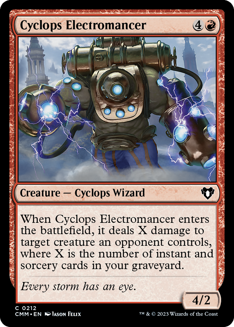 Cyclops Electromancer [Commander Masters] | Red Riot Games CA