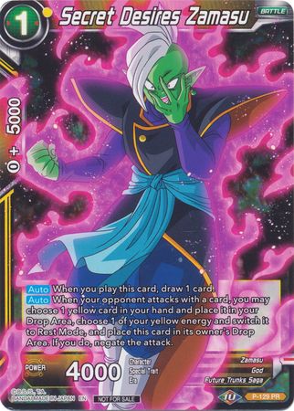 Secret Desires Zamasu (Shop Tournament: Assault of Saiyans) (P-129) [Promotion Cards] | Red Riot Games CA
