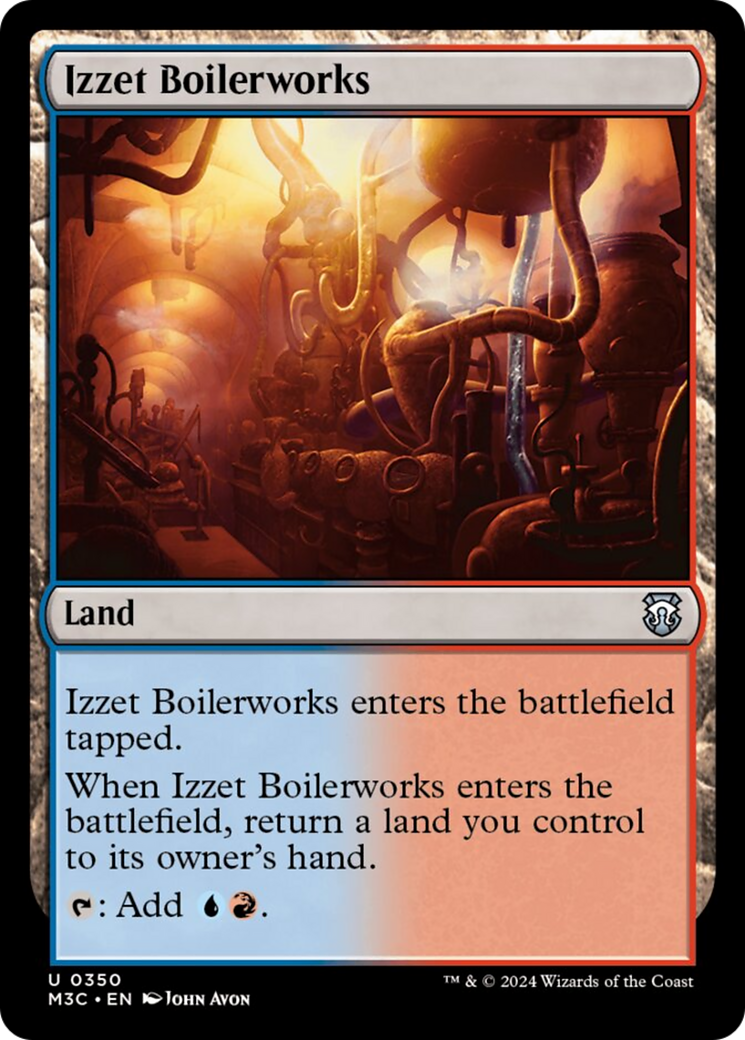 Izzet Boilerworks (Ripple Foil) [Modern Horizons 3 Commander] | Red Riot Games CA