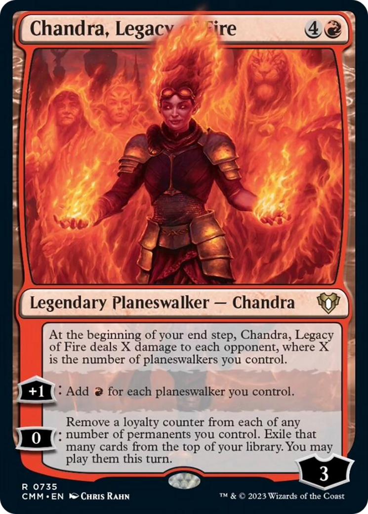 Chandra, Legacy of Fire [Commander Masters] | Red Riot Games CA