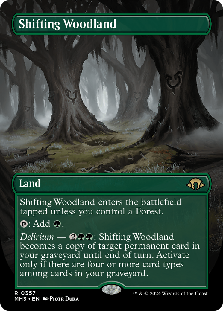 Shifting Woodland (Borderless) [Modern Horizons 3] | Red Riot Games CA