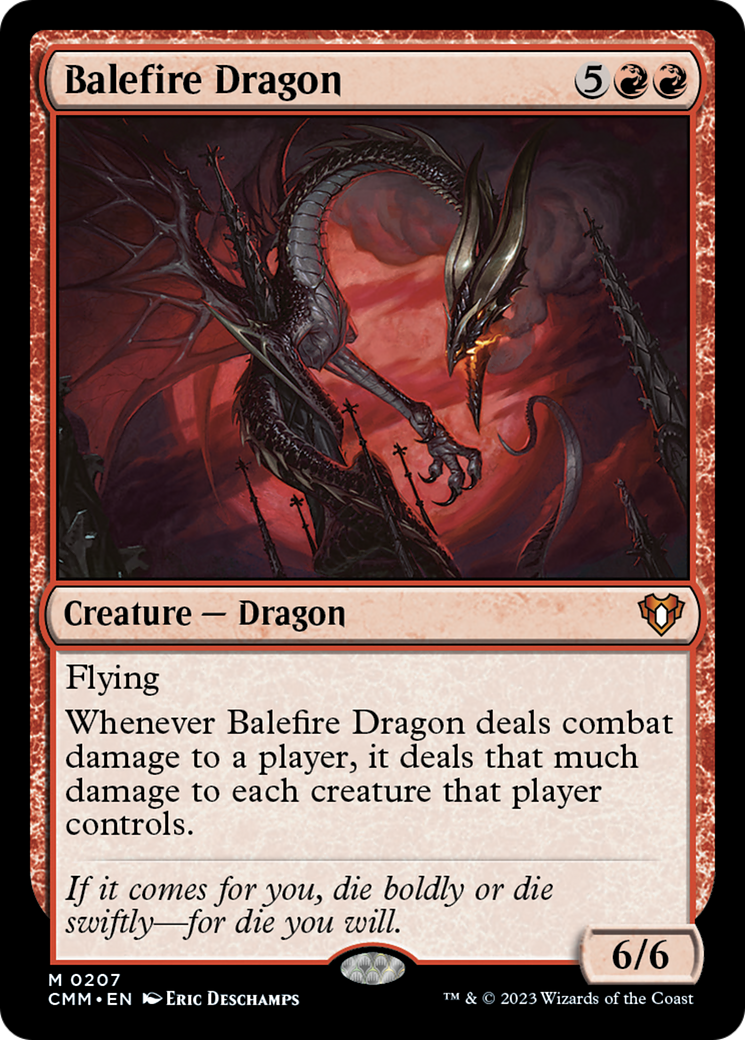 Balefire Dragon [Commander Masters] | Red Riot Games CA