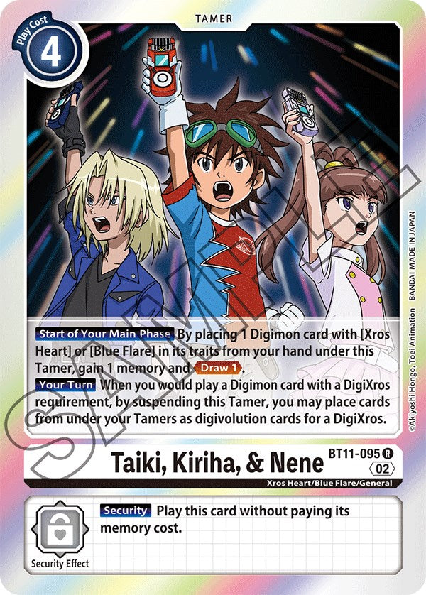 Taiki, Kiriha, & Nene [BT11-095] [Dimensional Phase] | Red Riot Games CA