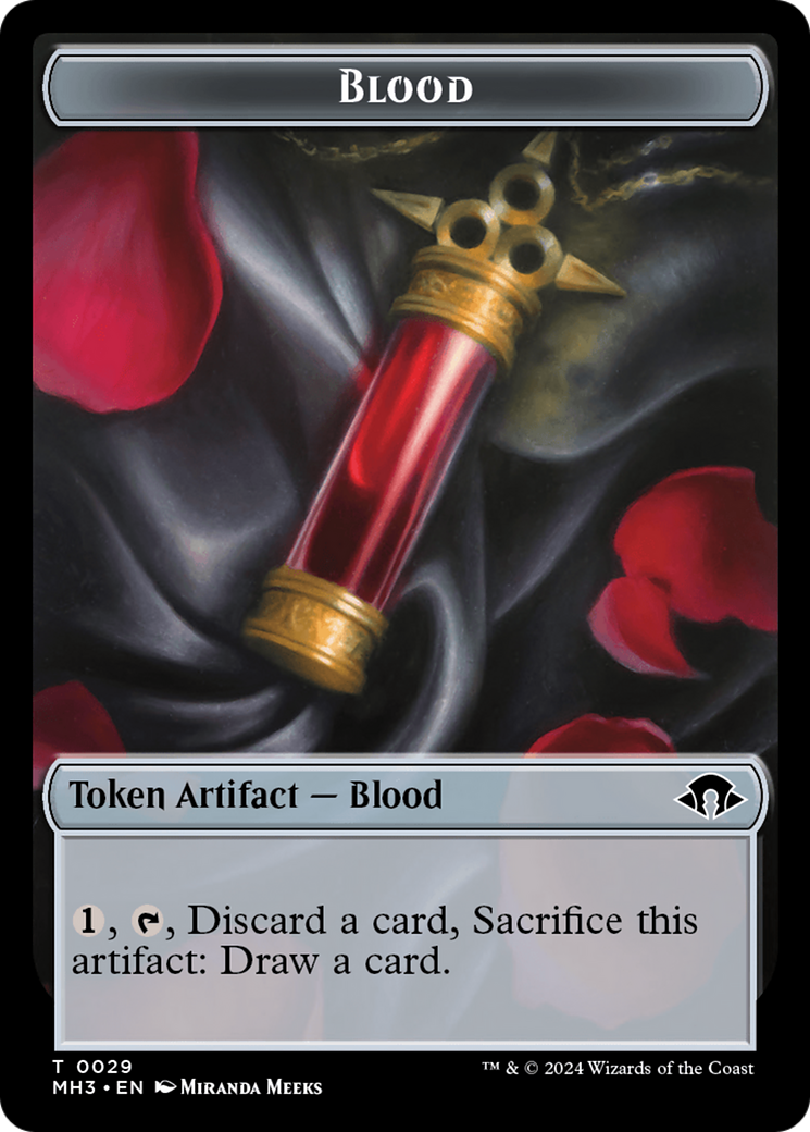 Blood // Energy Reserve Double-Sided Token [Modern Horizons 3 Tokens] | Red Riot Games CA