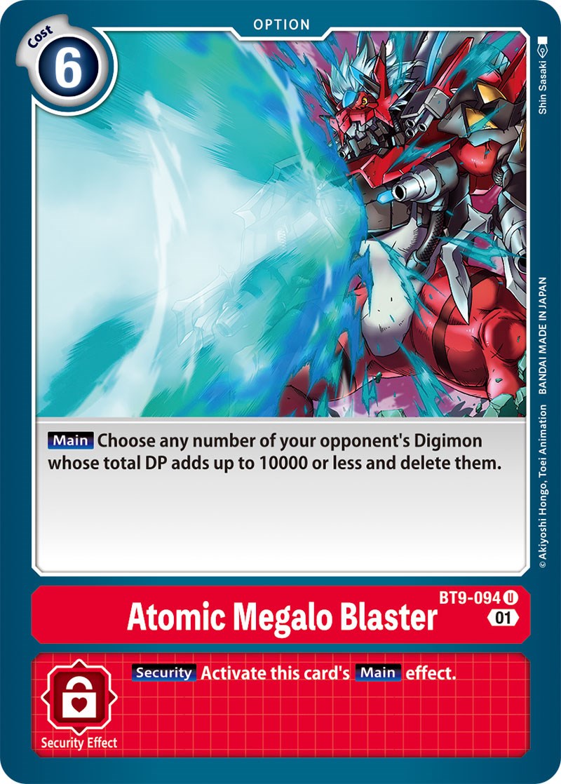 Atomic Megalo Blaster [BT9-094] [X Record] | Red Riot Games CA