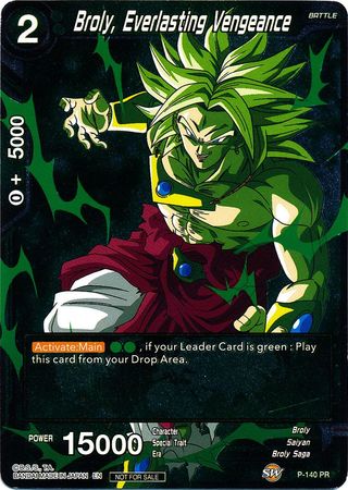 Broly, Everlasting Vengeance (P-140) [Promotion Cards] | Red Riot Games CA