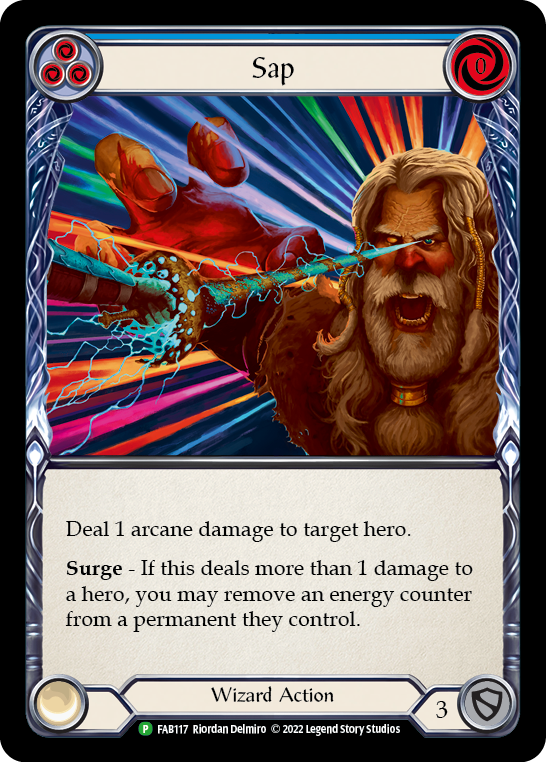 Sap (Blue) [FAB117] (Promo)  Rainbow Foil | Red Riot Games CA