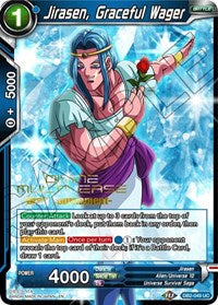 Jirasen, Graceful Wager (Divine Multiverse Draft Tournament) (DB2-049) [Tournament Promotion Cards] | Red Riot Games CA