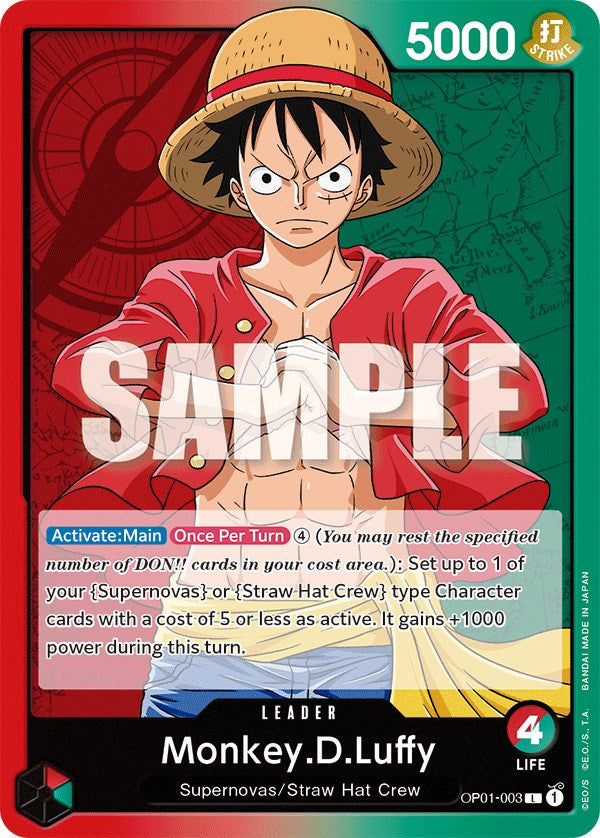 Monkey.D.Luffy [Romance Dawn] – Red Riot Games CA
