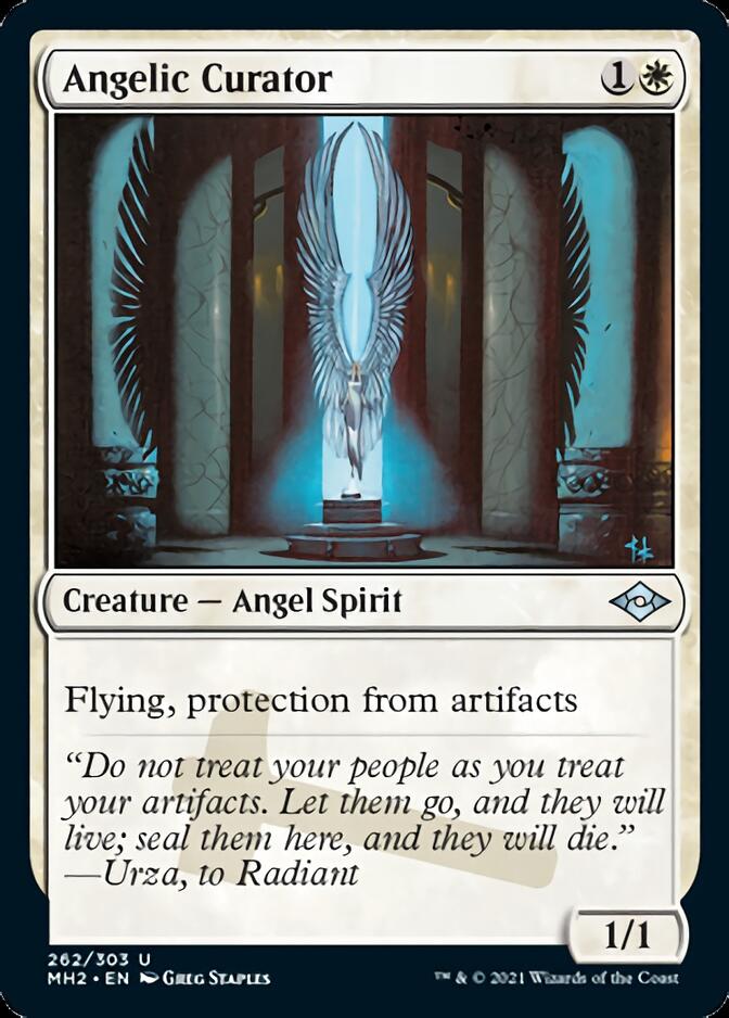 Angelic Curator (Foil Etched) [Modern Horizons 2] | Red Riot Games CA