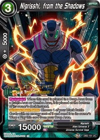 Nigrisshi, from the Shadows (Divine Multiverse Draft Tournament) (DB2-151) [Tournament Promotion Cards] | Red Riot Games CA