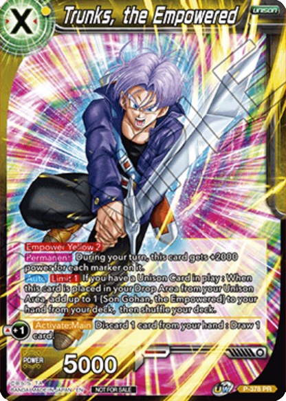 Trunks, the Empowered (P-378) [Promotion Cards] | Red Riot Games CA
