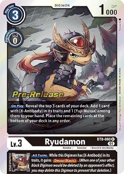 Ryudamon [BT8-060] [New Awakening Pre-Release Cards] | Red Riot Games CA