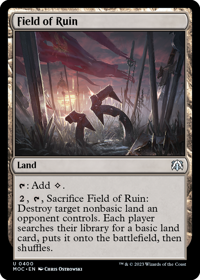 Field of Ruin [March of the Machine Commander] | Red Riot Games CA