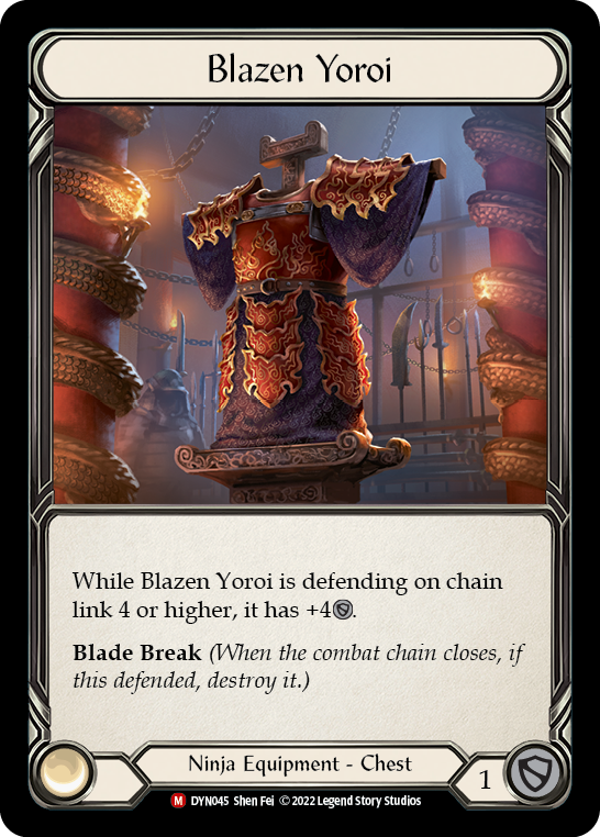 Blazen Yoroi [DYN045] (Dynasty) | Red Riot Games CA