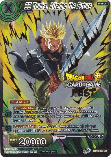 SS Trunks, Altering the Future (Card Game Fest 2022) (BT13-093) [Tournament Promotion Cards] | Red Riot Games CA