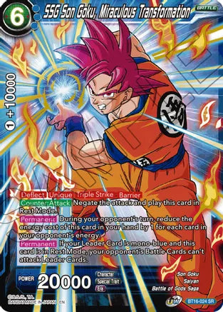 SSG Son Goku, Miraculous Transformation (BT16-024) [Realm of the Gods] | Red Riot Games CA