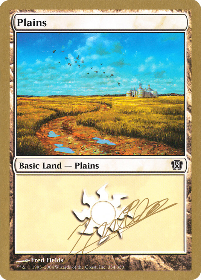 Plains (jn334) (Julien Nuijten) [World Championship Decks 2004] | Red Riot Games CA
