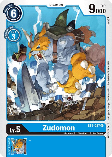 Zudomon [BT2-027] (Official Tournament Pack Vol.3) [Release Special Booster Promos] | Red Riot Games CA