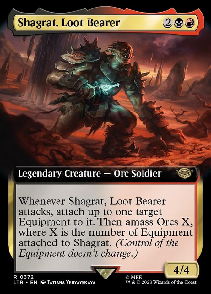 Shagrat, Loot Bearer (Extended Art) [The Lord of the Rings: Tales of Middle-Earth] | Red Riot Games CA