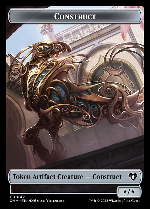 Treasure // Construct (0042) Double-Sided Token [Commander Masters Tokens] | Red Riot Games CA