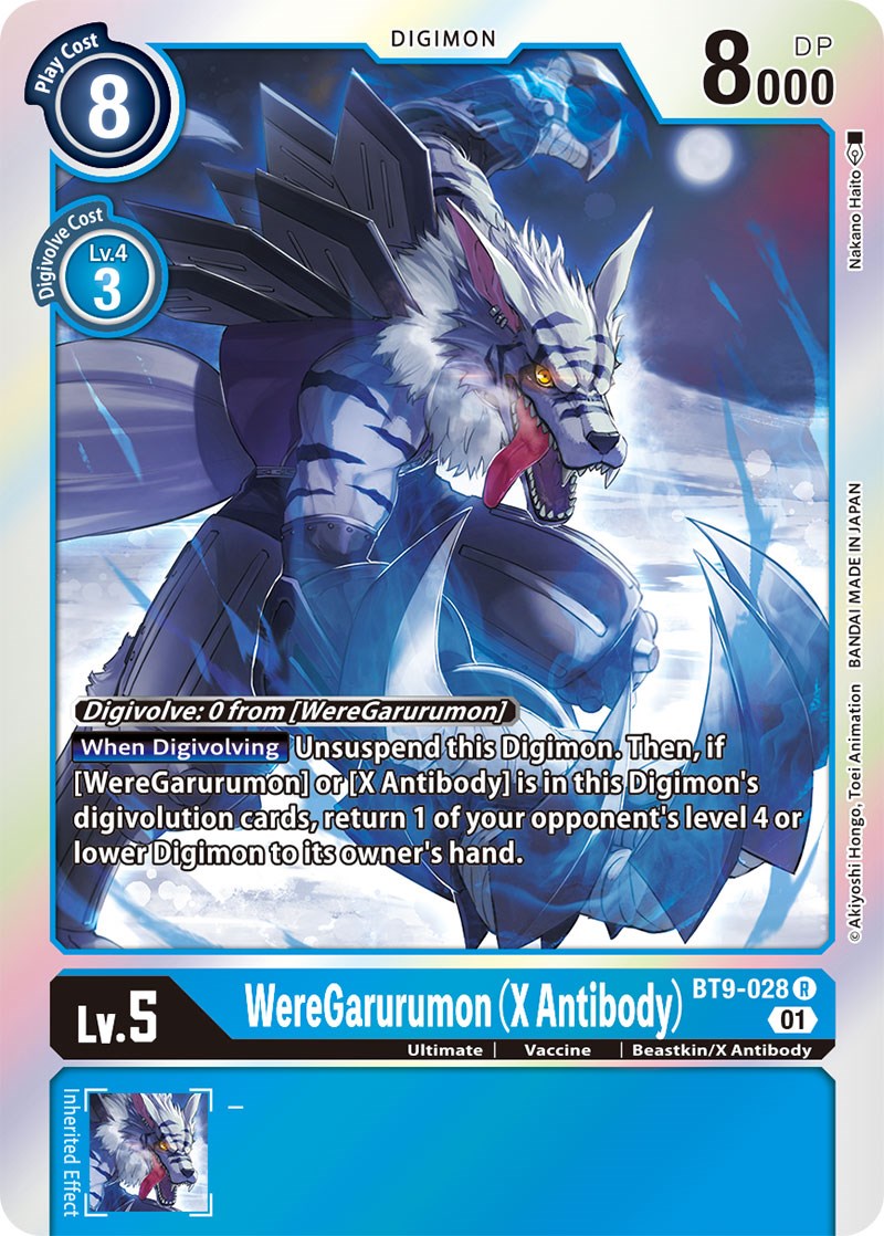 WereGarurumon (X Antibody) [BT9-028] [X Record] | Red Riot Games CA