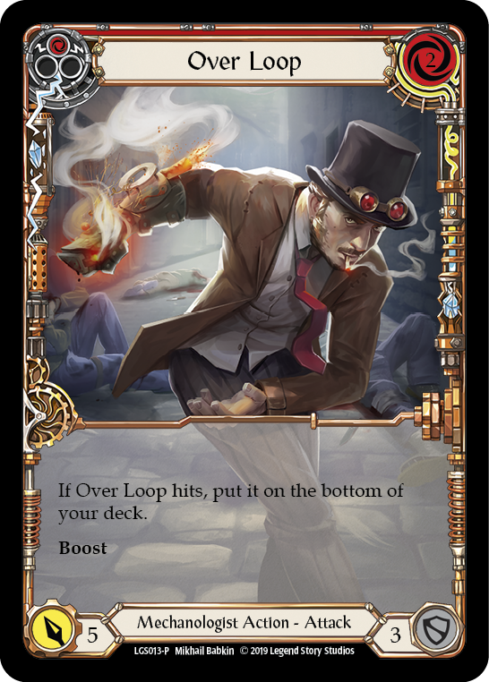 Over Loop (Red) [LGS013-P] (Promo)  1st Edition Normal | Red Riot Games CA