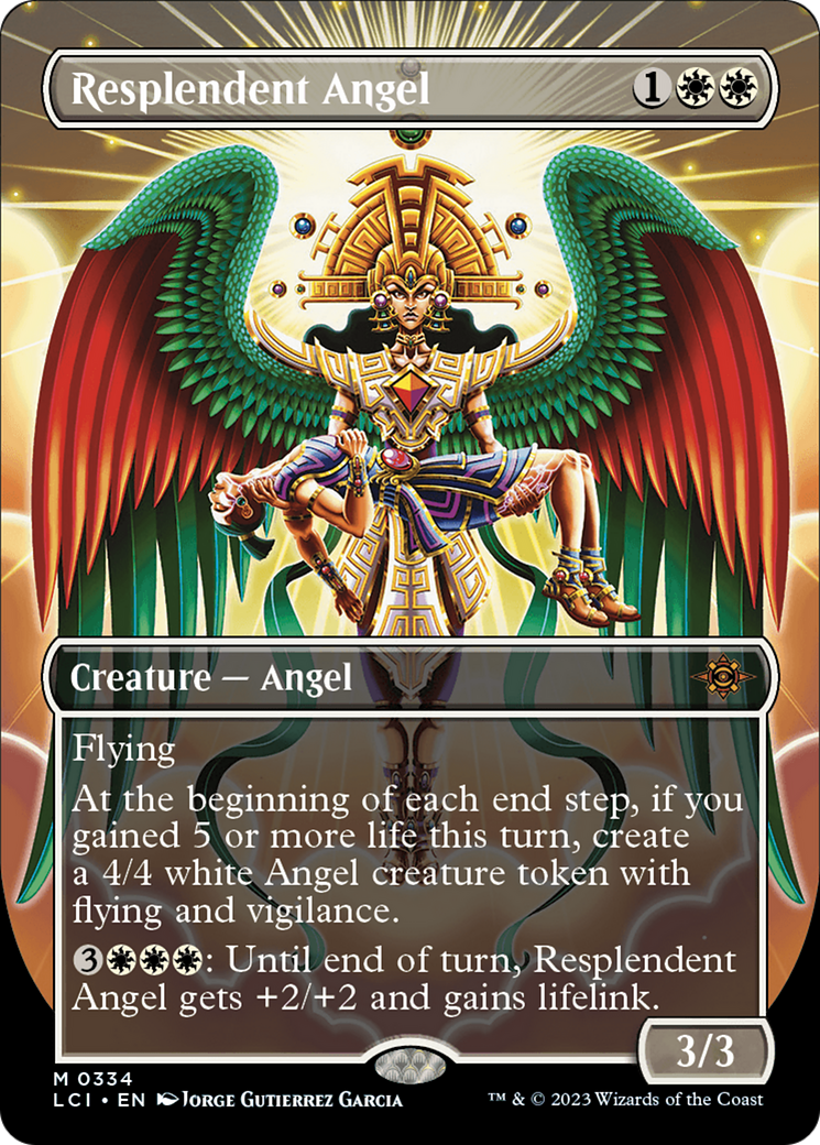 Resplendent Angel (Borderless) [The Lost Caverns of Ixalan] | Red Riot Games CA