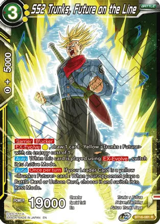 SS2 Trunks, Future on the Line (BT16-081) [Realm of the Gods] | Red Riot Games CA