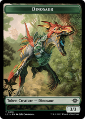 Gnome // Dinosaur (0010) Double-Sided Token [The Lost Caverns of Ixalan Tokens] | Red Riot Games CA