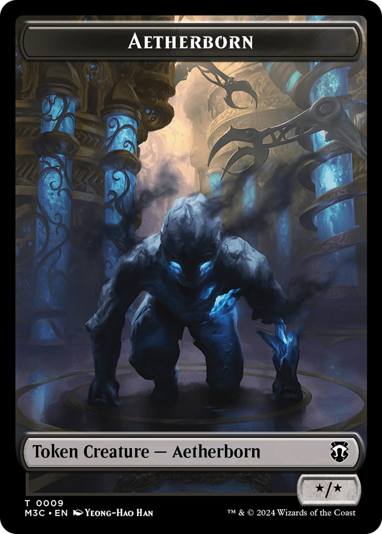 Aetherborn // Thopter Double-Sided Token [Modern Horizons 3 Commander Tokens] | Red Riot Games CA