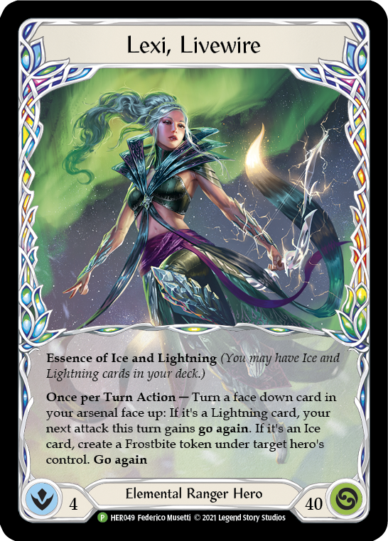 Lexi, Livewire [HER049] (Promo)  Rainbow Foil | Red Riot Games CA