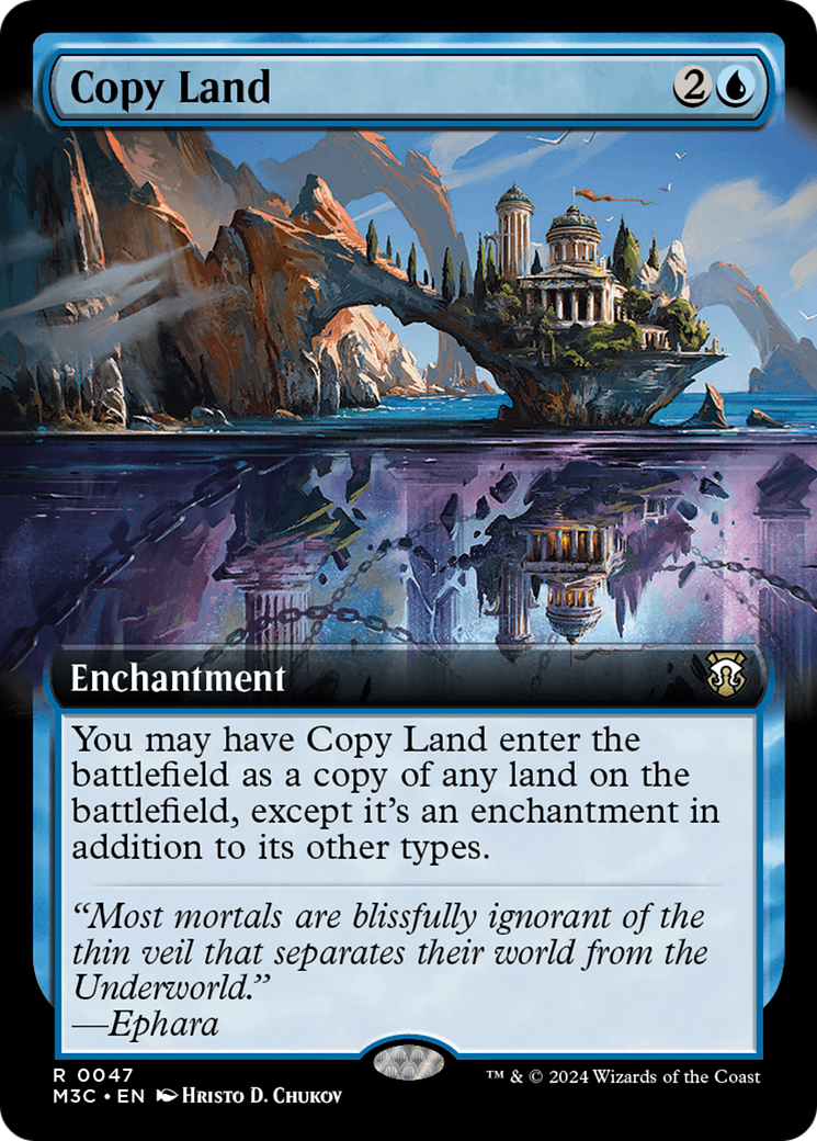 Copy Land (Extended Art) [Modern Horizons 3 Commander] | Red Riot Games CA