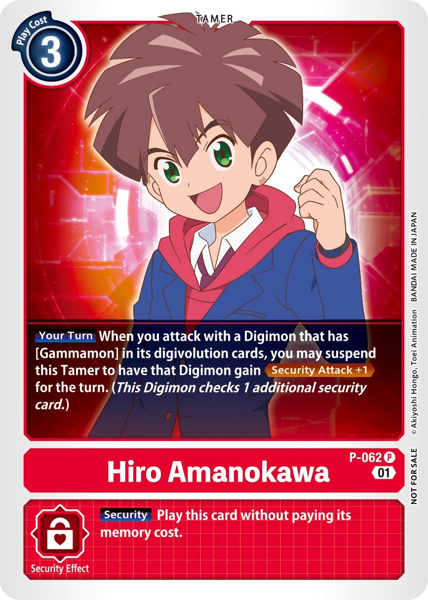 Hiro Amanokawa [P-062] (Official Tournament Pack Vol.5) [Promotional Cards] | Red Riot Games CA