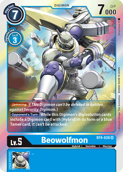 Beowolfmon [BT4-030] [Great Legend] | Red Riot Games CA