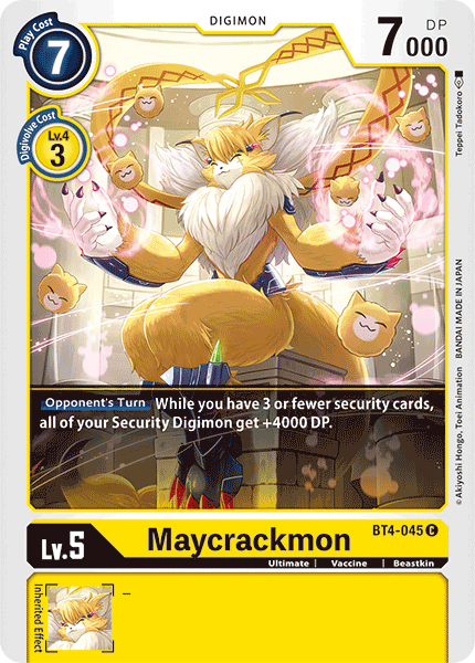 Maycrackmon [BT4-045] [Great Legend] | Red Riot Games CA