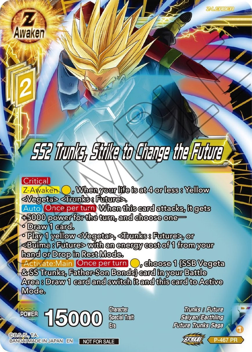 SS2 Trunks, Strike to Change the Future (Z03 Dash Pack) (P-467) [Promotion Cards] | Red Riot Games CA