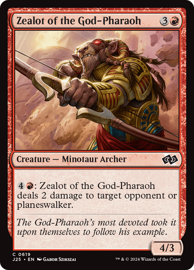 Zealot of the God-Pharaoh [Foundations Jumpstart] | Red Riot Games CA