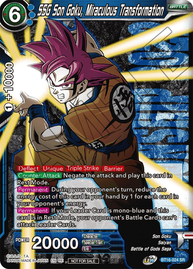 SSG Son Goku, Miraculous Transformation (Championship 2022) (BT15-024) [Promotion Cards] | Red Riot Games CA