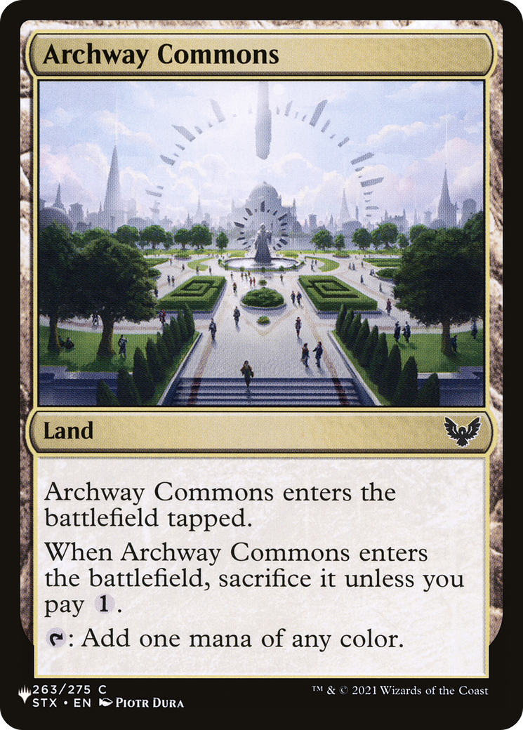 Archway Commons [The List Reprints] | Red Riot Games CA